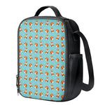 Winter Fox Pattern Print Crossbody Lunch Bag