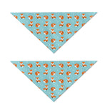 Winter Fox Pattern Print Dog Bandana