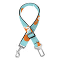 Winter Fox Pattern Print Dog Seat Belt