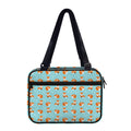 Winter Fox Pattern Print Double Strap Bible Bag