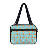 Winter Fox Pattern Print Double Strap Bible Bag
