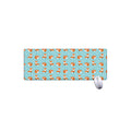 Winter Fox Pattern Print Extended Mouse Pad