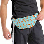 Winter Fox Pattern Print Fanny Pack
