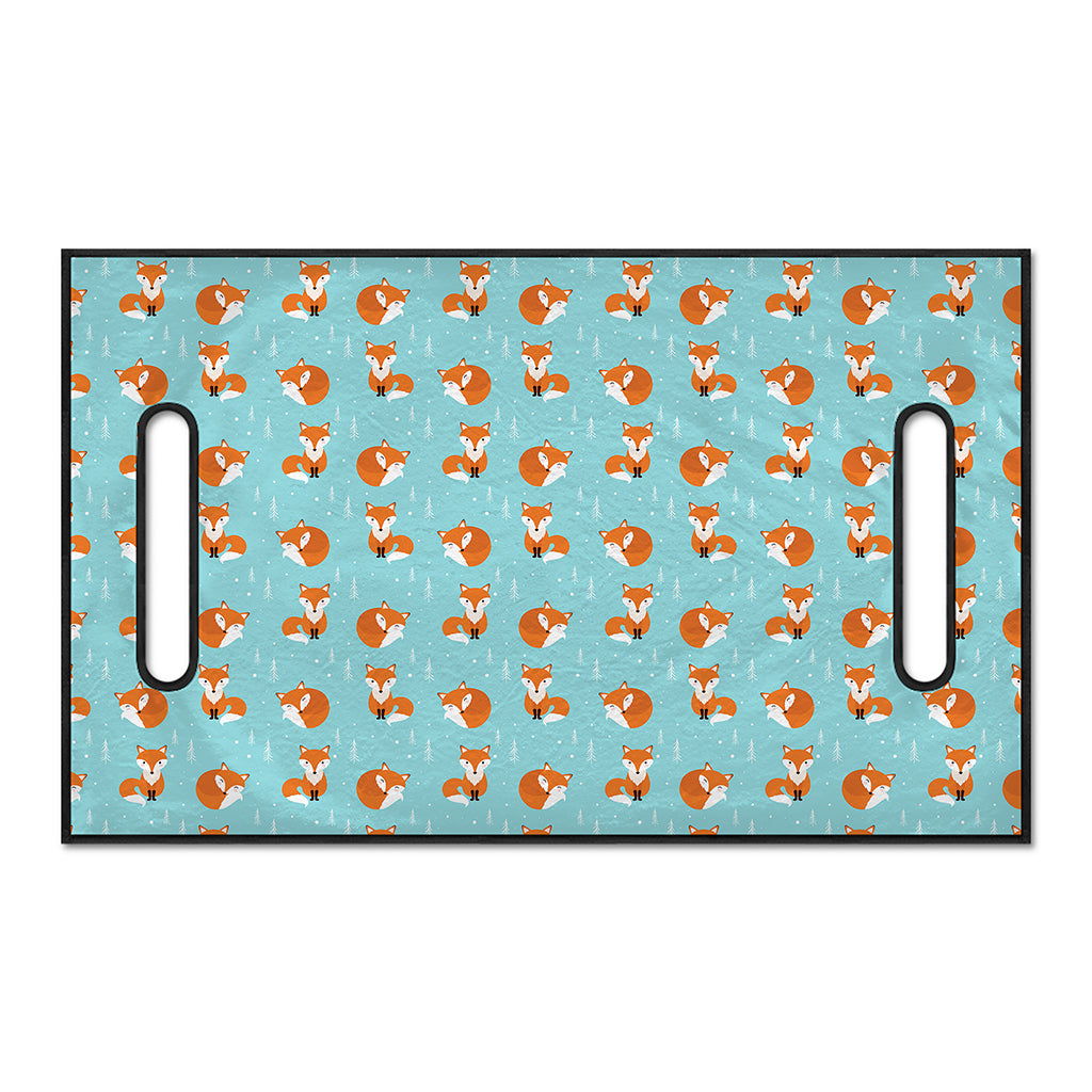 Winter Fox Pattern Print Golf Cart Seat Cover