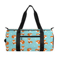 Winter Fox Pattern Print Gym Bag