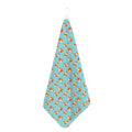 Winter Fox Pattern Print Hand Towel