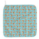 Winter Fox Pattern Print Hand Towel