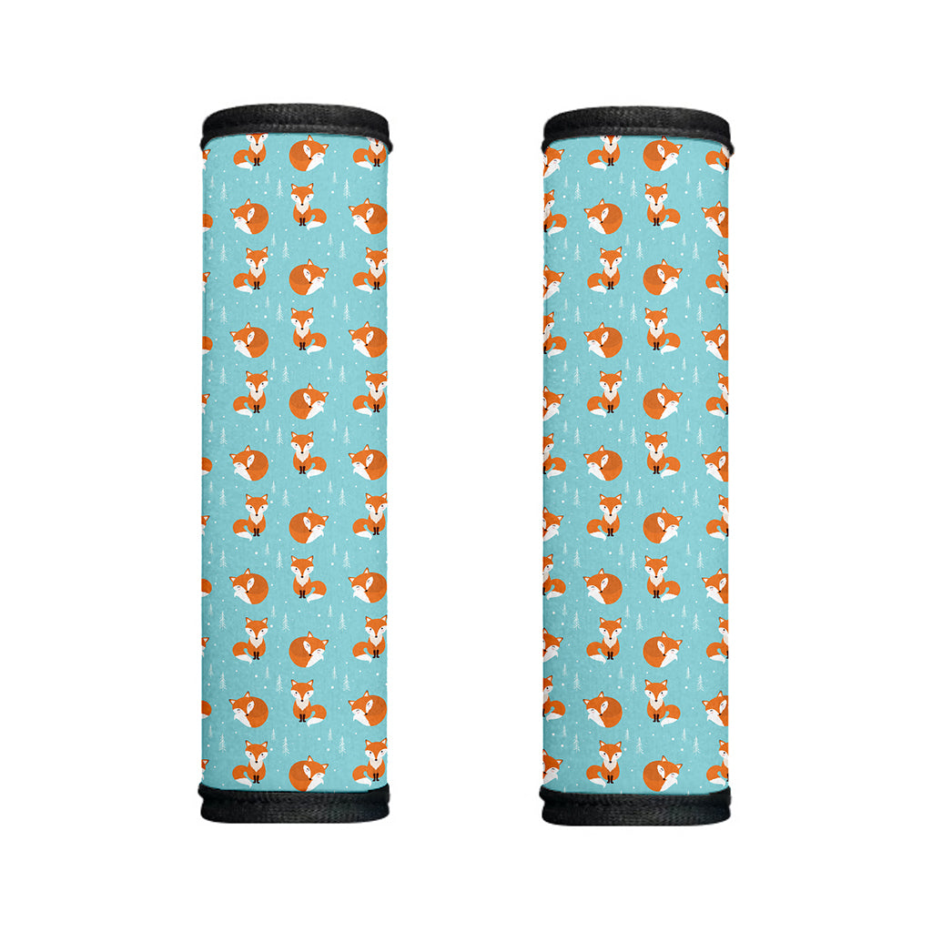 Winter Fox Pattern Print Handle Covers