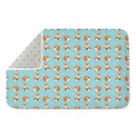 Winter Fox Pattern Print Indoor Door Mat