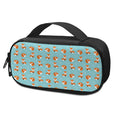 Winter Fox Pattern Print Portable Cooler Travel Case