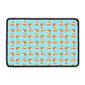 Winter Fox Pattern Print Kitchen Mat