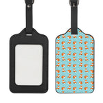 Winter Fox Pattern Print Luggage Tag