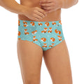 Winter Fox Pattern Print Men's Briefs