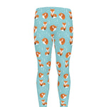Winter Fox Pattern Print Men's leggings