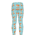 Winter Fox Pattern Print Men's leggings