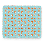 Winter Fox Pattern Print Mouse Pad