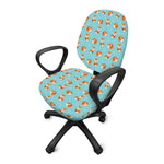 Winter Fox Pattern Print Office Chair Cover