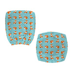 Winter Fox Pattern Print Office Chair Cover