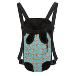Winter Fox Pattern Print Pet Carrier Backpack