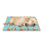 Winter Fox Pattern Print Pet Cooling Mat Cover