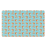 Winter Fox Pattern Print Polyester Doormat