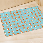 Winter Fox Pattern Print Polyester Doormat