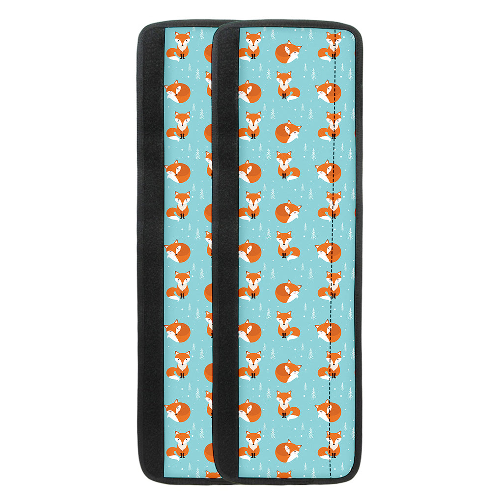 Winter Fox Pattern Print Refrigerator Handle Covers