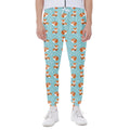Winter Fox Pattern Print Joggers