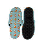 Winter Fox Pattern Print Slippers