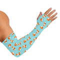 Winter Fox Pattern Print Sun Protection Arm Sleeves