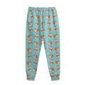 Winter Fox Pattern Print Sweatpants