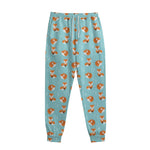 Winter Fox Pattern Print Sweatpants