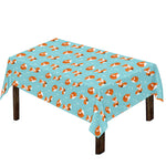 Winter Fox Pattern Print Tablecloth