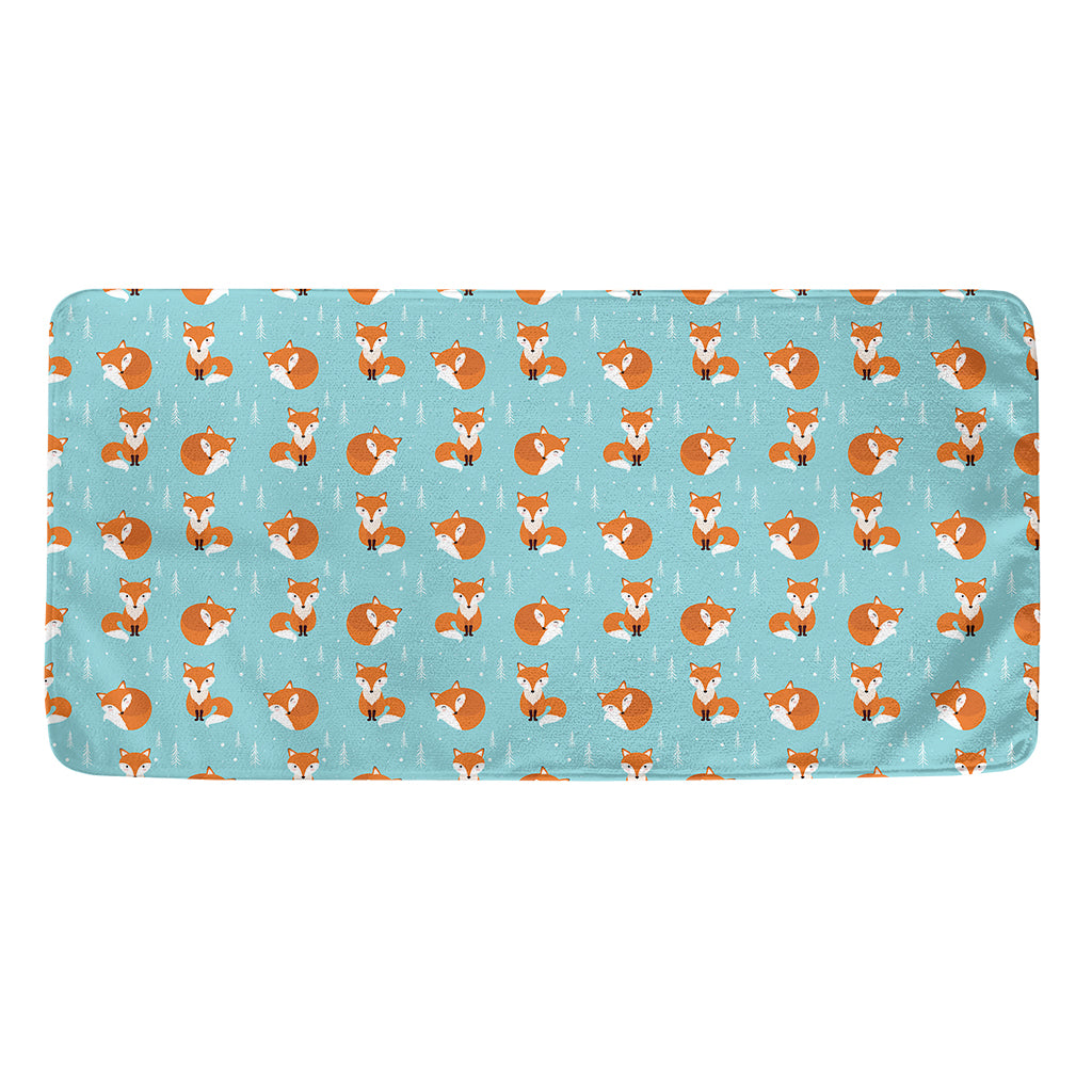 Winter Fox Pattern Print Towel