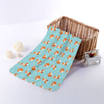 Winter Fox Pattern Print Towel
