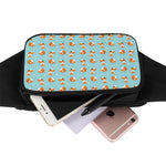 Winter Fox Pattern Print Waist Bag