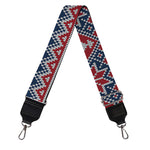 Winter Holiday Knitted Pattern Print Bag Strap