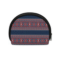 Winter Holiday Knitted Pattern Print Coin Purse