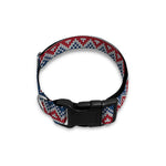 Winter Holiday Knitted Pattern Print Dog Collar