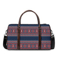 Winter Holiday Knitted Pattern Print Duffel Bag