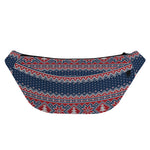 Winter Holiday Knitted Pattern Print Fanny Pack