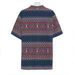 Winter Holiday Knitted Pattern Print Hawaiian Shirt