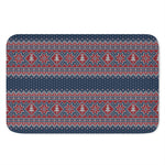 Winter Holiday Knitted Pattern Print Indoor Door Mat