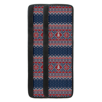 Winter Holiday Knitted Pattern Print Refrigerator Handle Covers