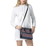 Winter Holiday Knitted Pattern Print Shoulder Handbag