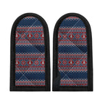 Winter Holiday Knitted Pattern Print Skillet Handle Cover