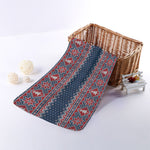 Winter Holiday Knitted Pattern Print Towel