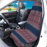 Winter Holiday Knitted Pattern Print Waterproof Car Seat Cover