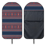 Winter Holiday Knitted Pattern Print Waterproof Car Seat Cover