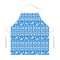 Winter Ski Knitting Pattern Print Adjustable Apron